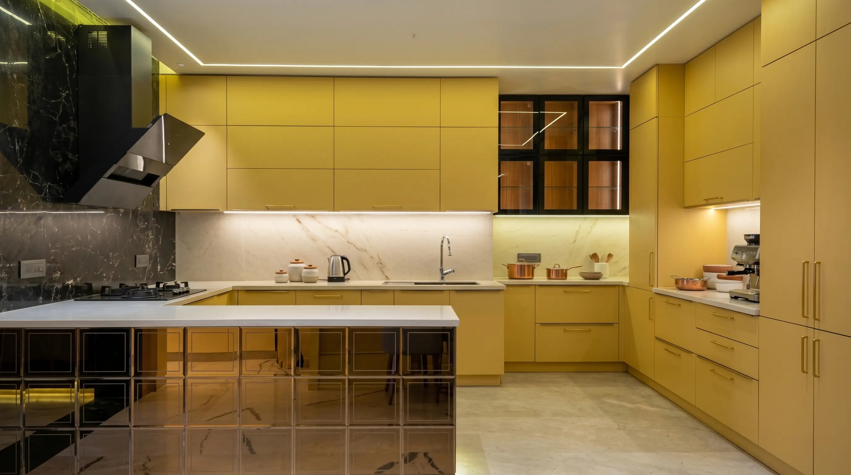 Modular kitchen design by Kitzine Bhubaneswar