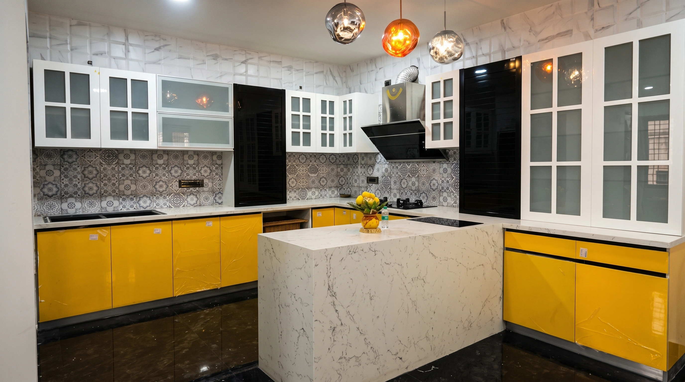 Open-plan modular kitchen by Kitzine