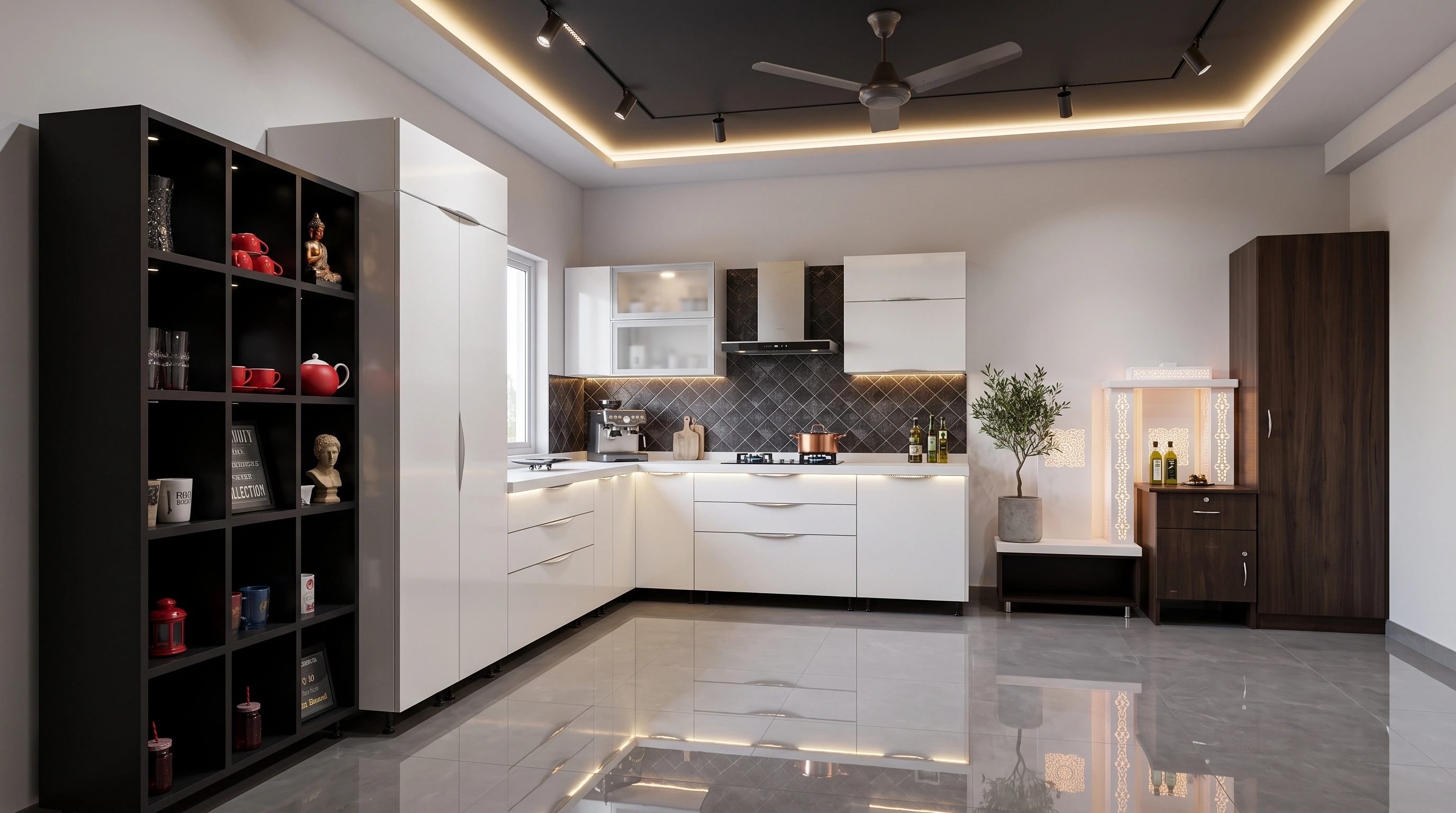 Classic modular kitchen by Kitzine