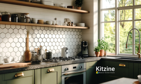 L-Shape Kitchen Design — Kitzine Bhubaneswar